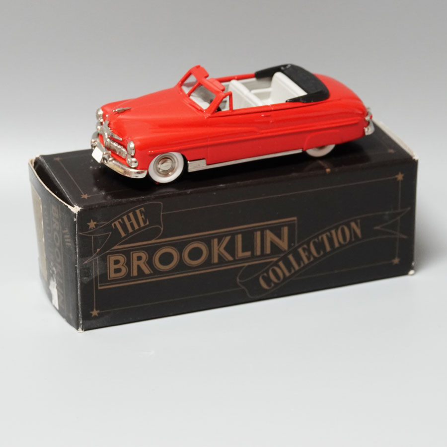 Brooklin models BRK 15a 1950 Mercury Convertible in red