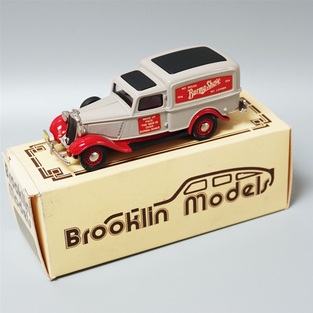 Brooklin models BRK 16 1936 Dodge van Burma shave