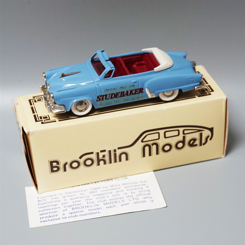 Brooklin models BRK 17X 1952 Studebaker Commander Indianapolis pace car