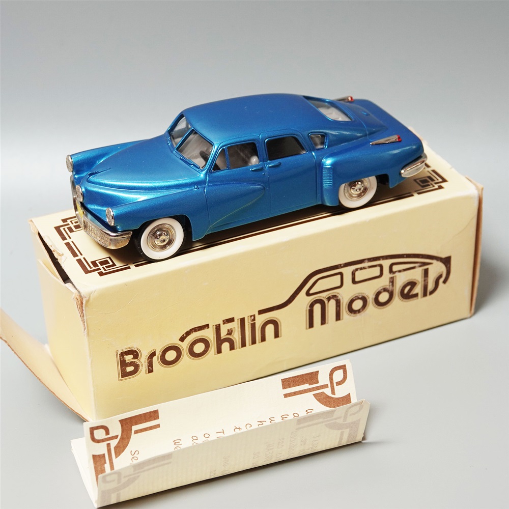 Brooklin models BRK 2X 1948 Tucker Ltd edition movie souvenir in turquoise
