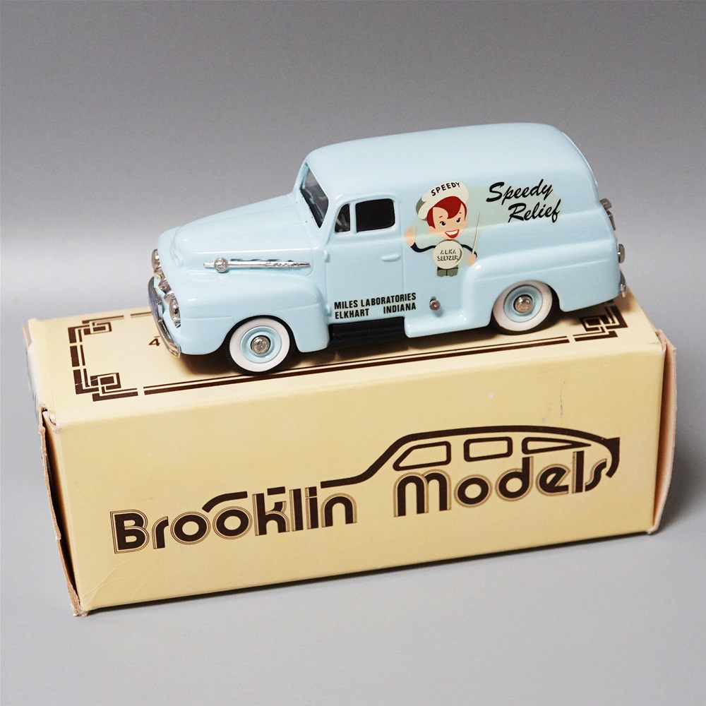 Brooklin models BRK 42X 1952 Ford F1 panel delivery Alka seltzer