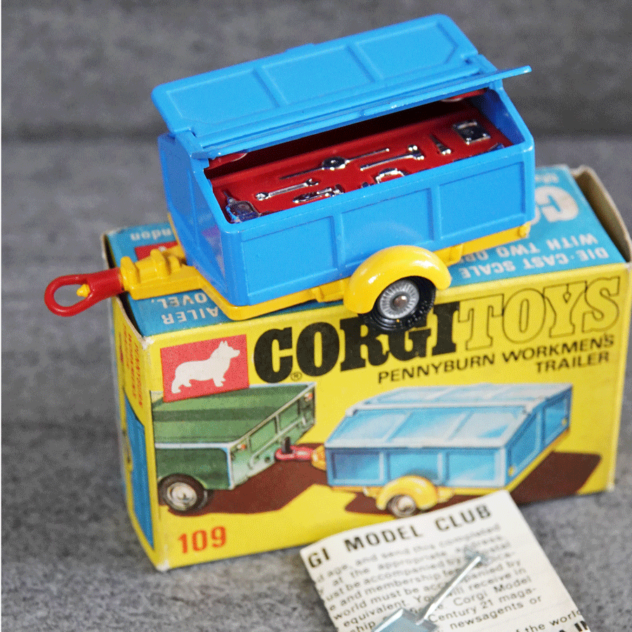Corgi 109 Pennyburn Workmens Trailer 