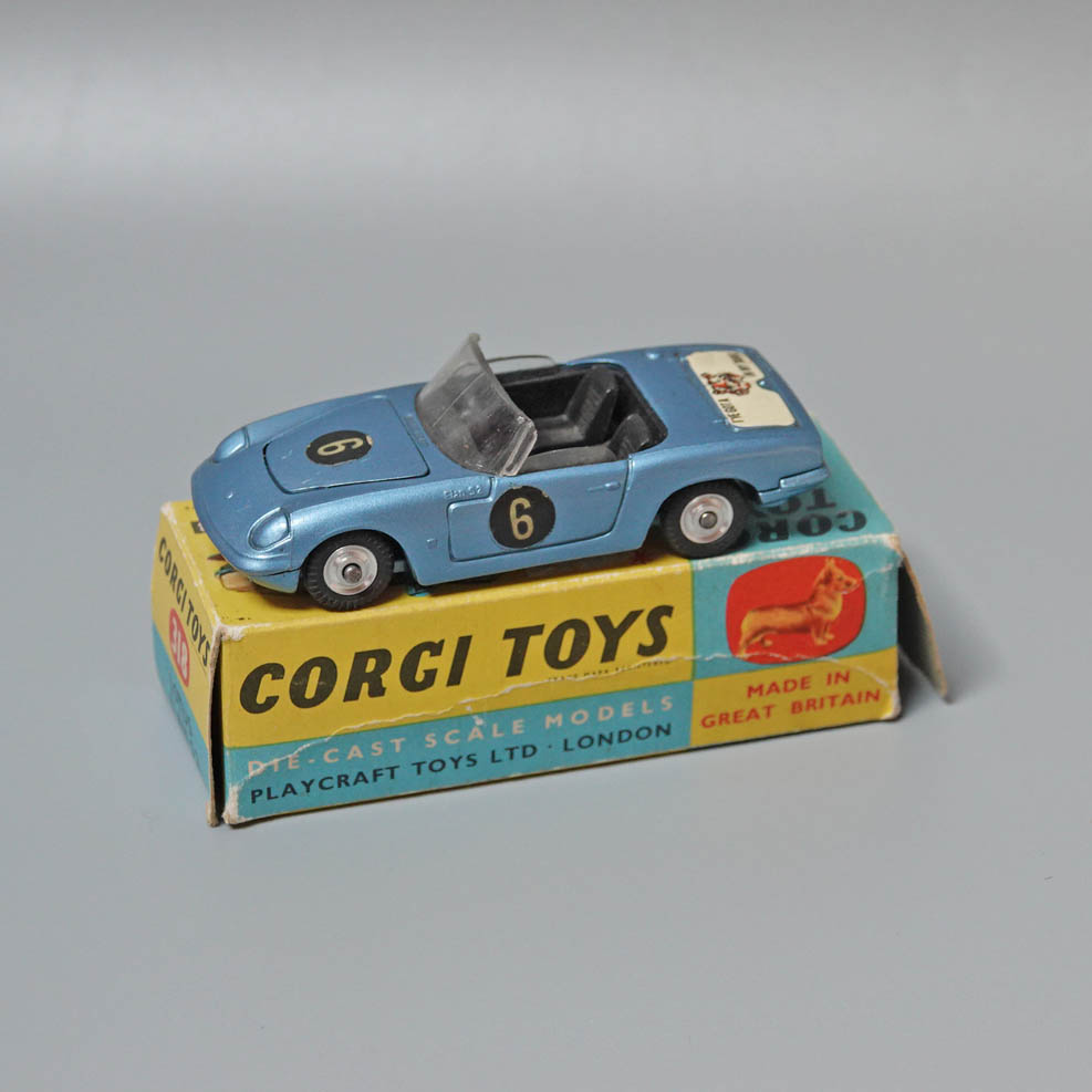 Corgi 318 Lotus Elan S2 in metallic blue #6