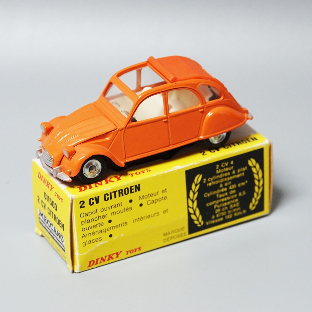 Dinky 011500 Citroen 2CV orange made in Spain
