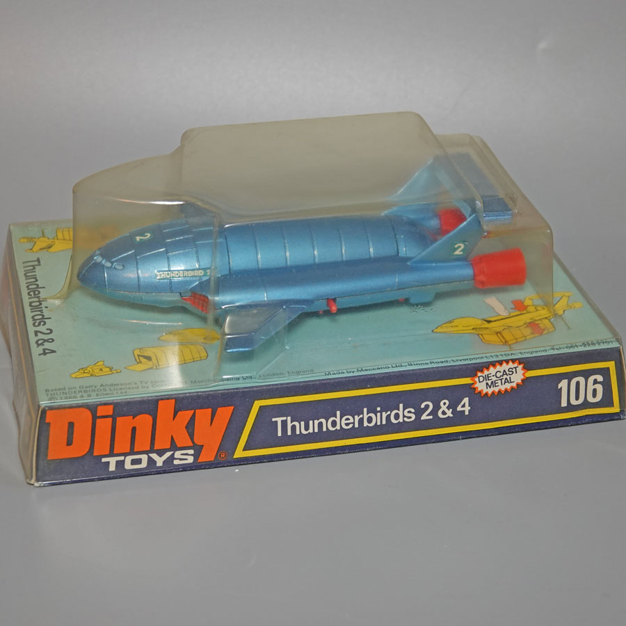 Dinky 106 Thunderbird 2 bubble box