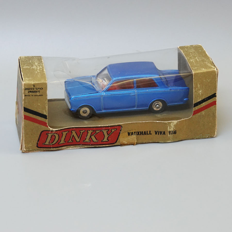 Dinky 136 Marvels in Miniature Vauxhall Viva Blue Boxed Export Box Rare