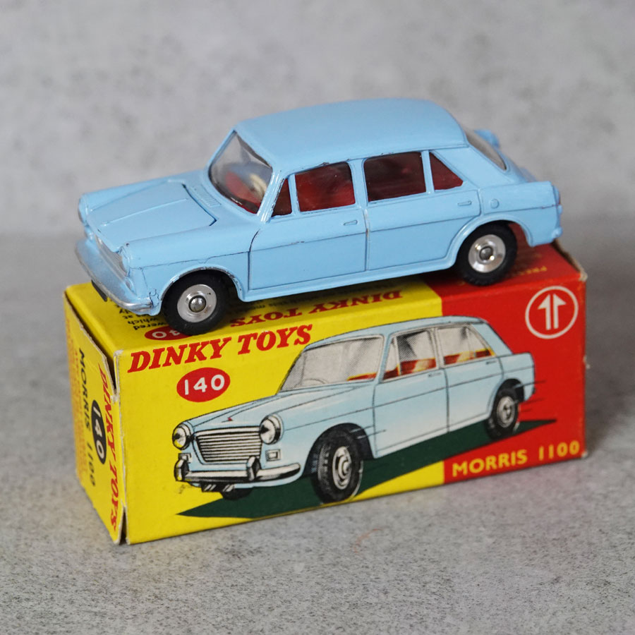 Dinky 140 Morris 1100 Light Blue Gloss Base