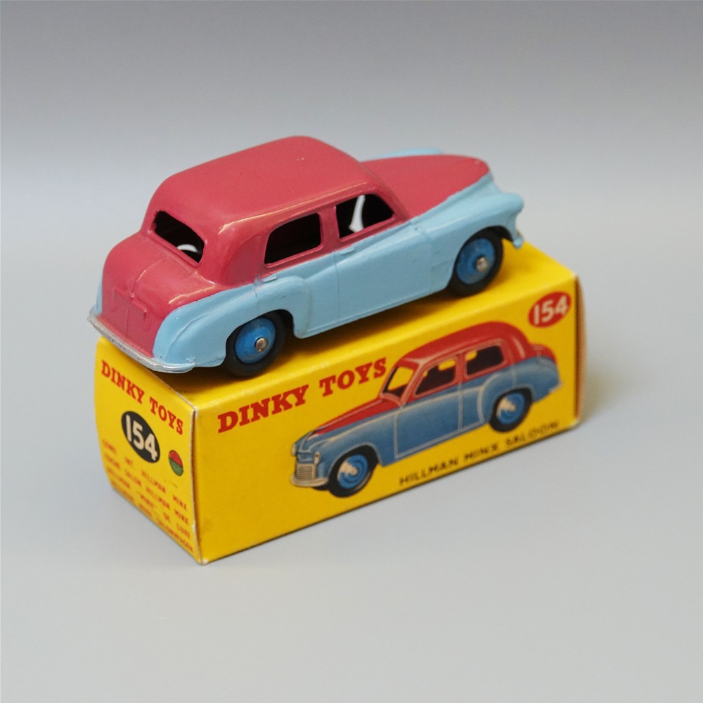 Dinky 154 Hillman Minx saloon pink & blue
