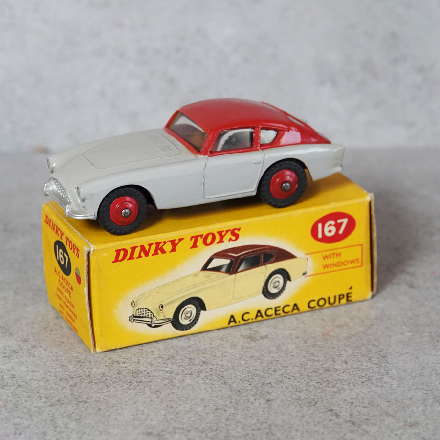 Dinky 167 A.C Aceca Coupe Red & Grey