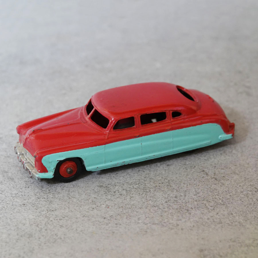 Dinky 171 Hudson Commodore Sedan turquoise and red with red hubs 