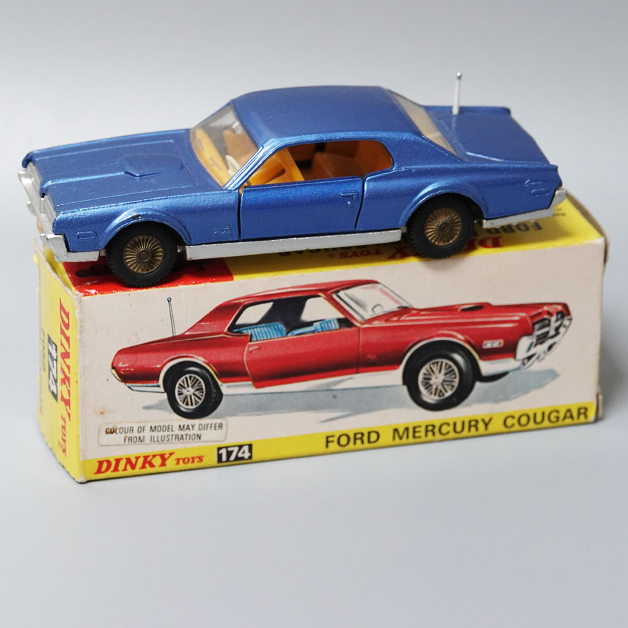 Dinky 174 Ford Mercury Cougar metallic blue