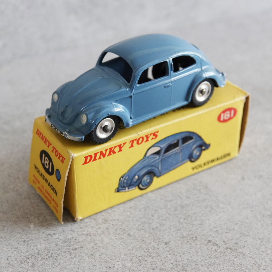 Dinky 181 Volkswagen in Airforce Blue Chrome Hubs