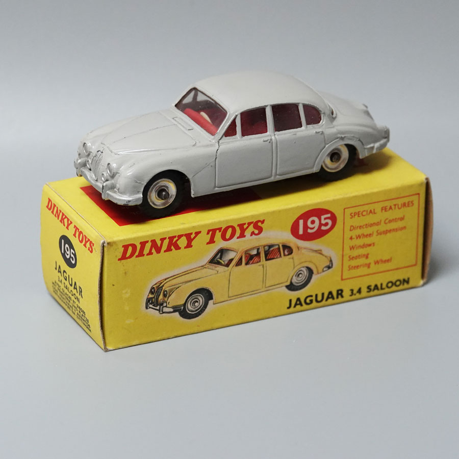 Dinky 195 Jaguar 3.4 saloon grey number 1