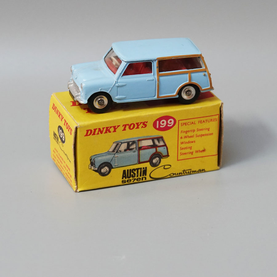 Dinky 199 Austin 7 countryman light blue