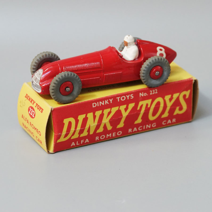 Dinky 232 Alfa Romeo racing car panel box