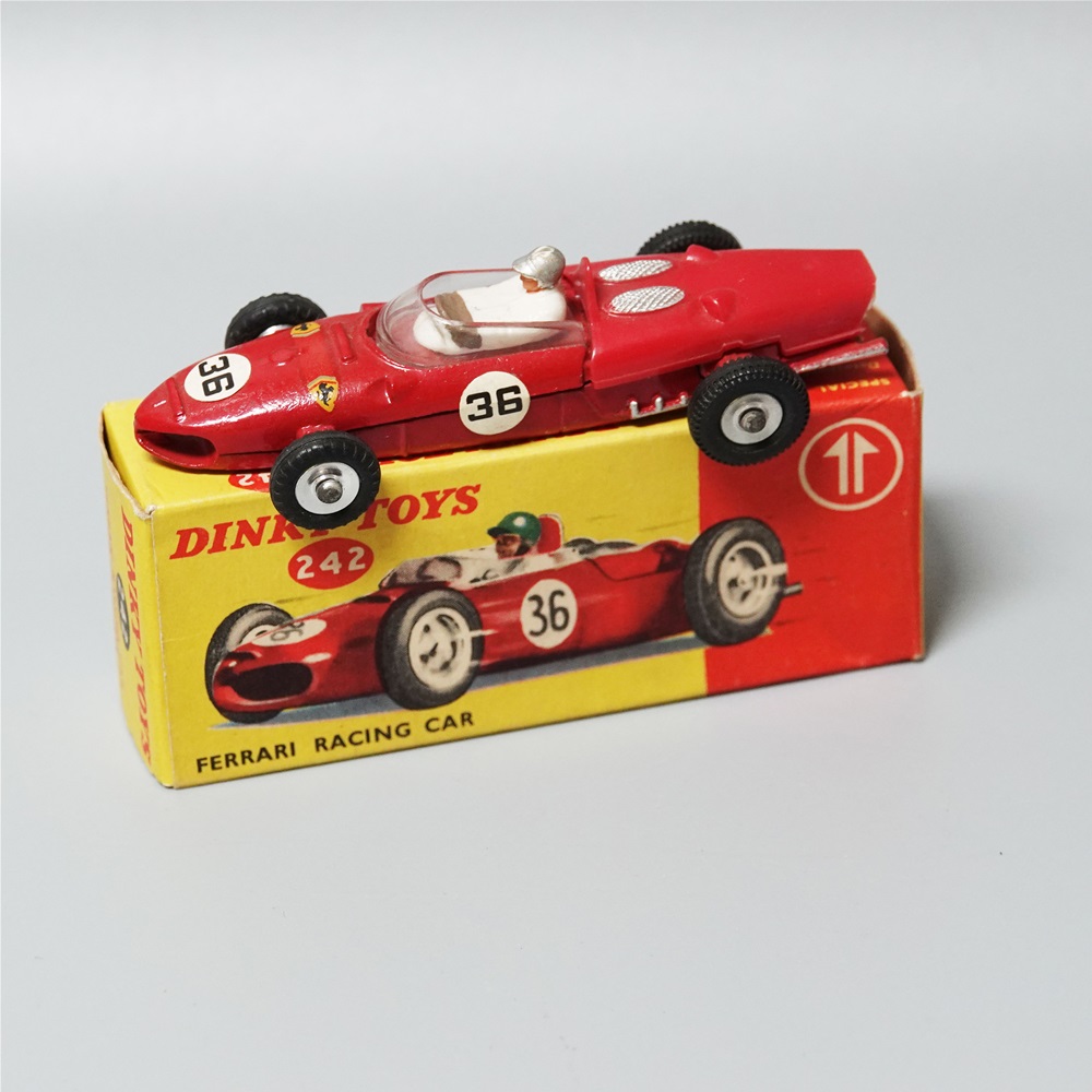 Dinky 242 Ferrari racing car red #36