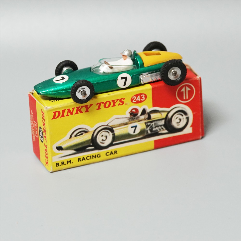 Dinky 243 BRM racing car metallic green