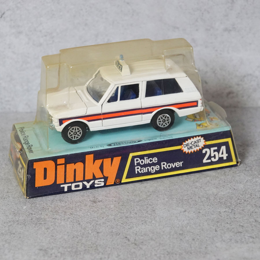 Dinky 254 Police Range Rover bubble box