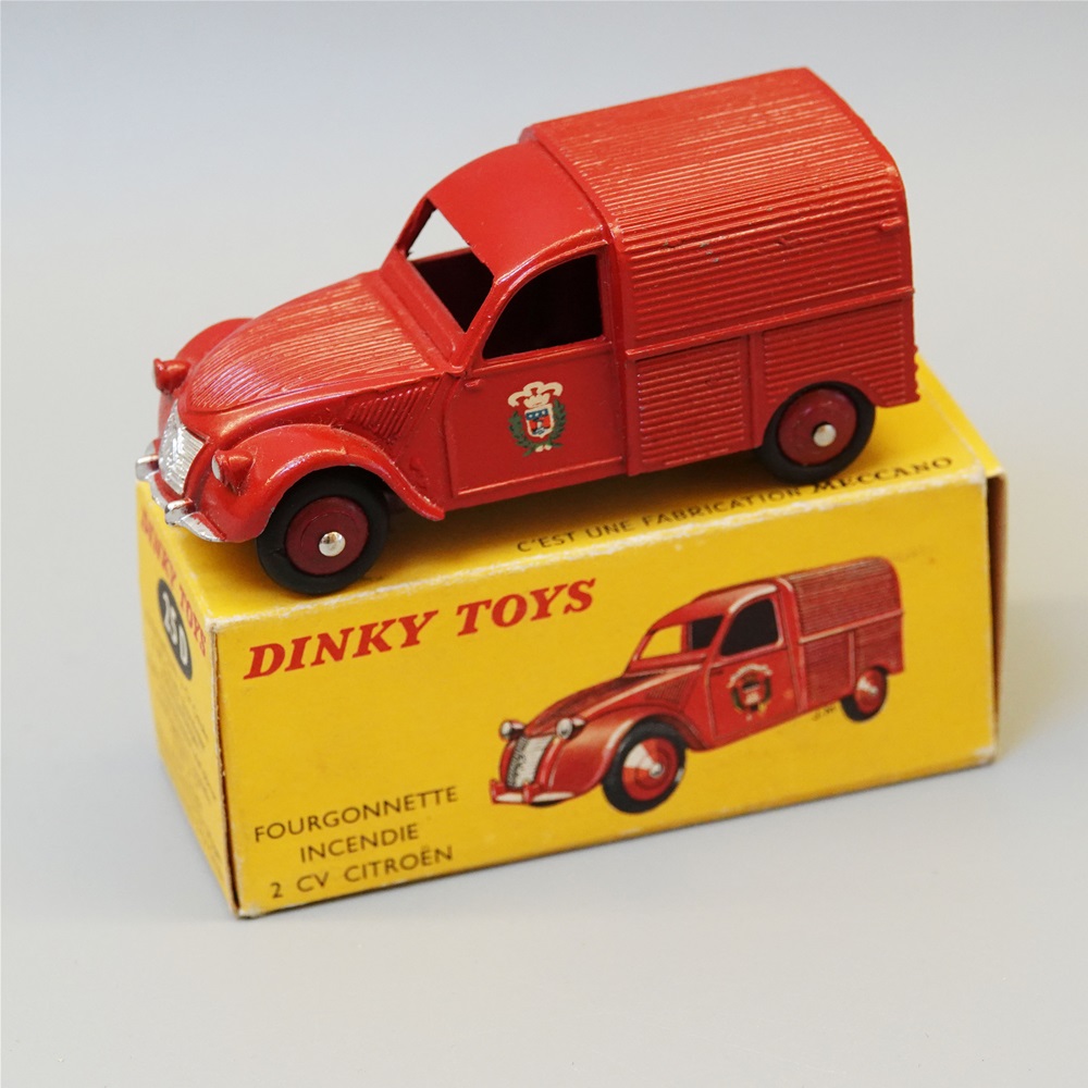 Dinky 25D Citroen 2cv Fourgonnette Incendie