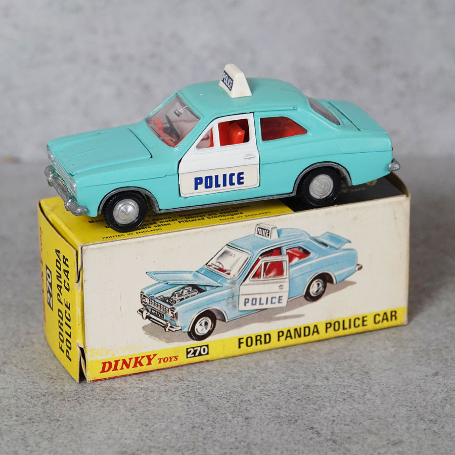 Dinky 270 Ford Escort Panda Police Car