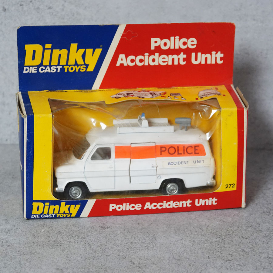 Dinky 272 Police accident unit plastic front box