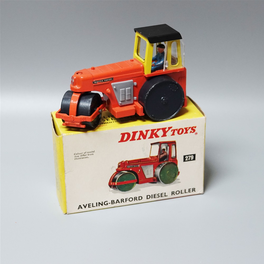 Dinky 279 Aveling Barford Diesel Roller black rollers