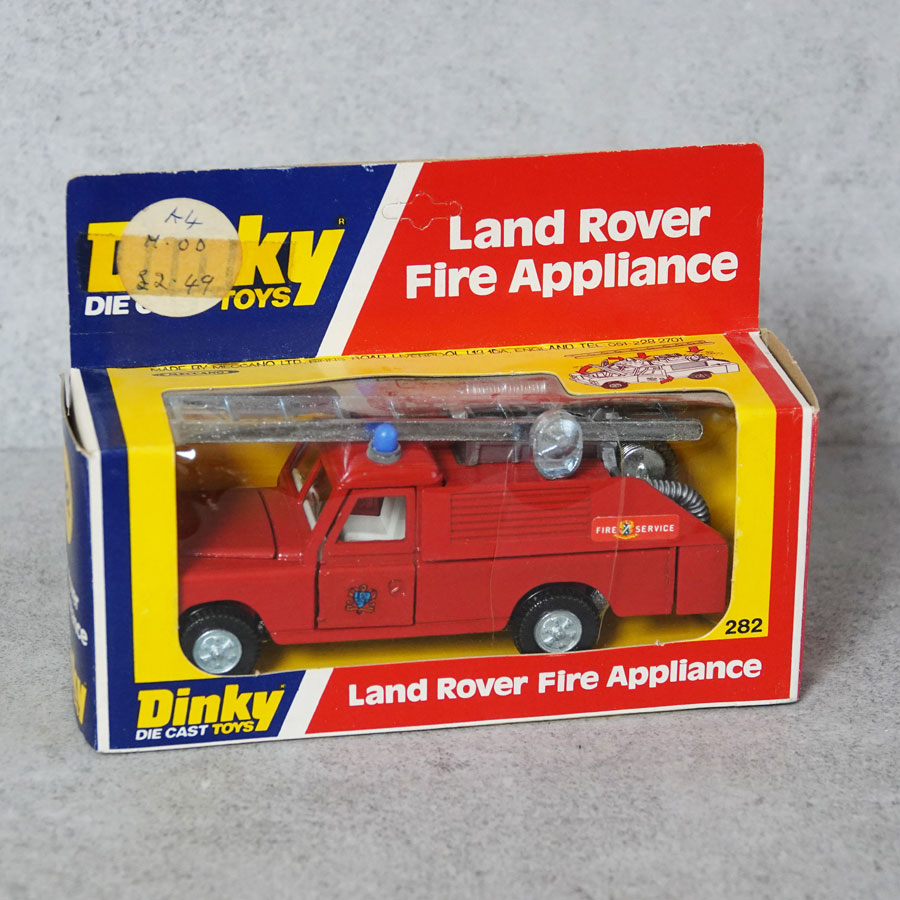 Dinky 282 Land Rover Fire Appliance plastic front box