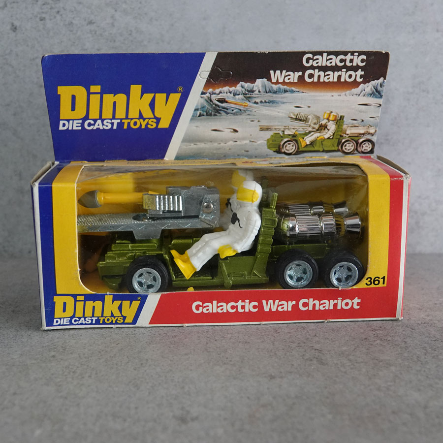 Dinky 361 Galactic War Chariot Metallic Green in Window Box