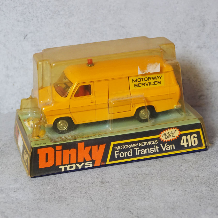 Dinky 416 Ford Transit van MOTORWAY SERVICES bubble box
