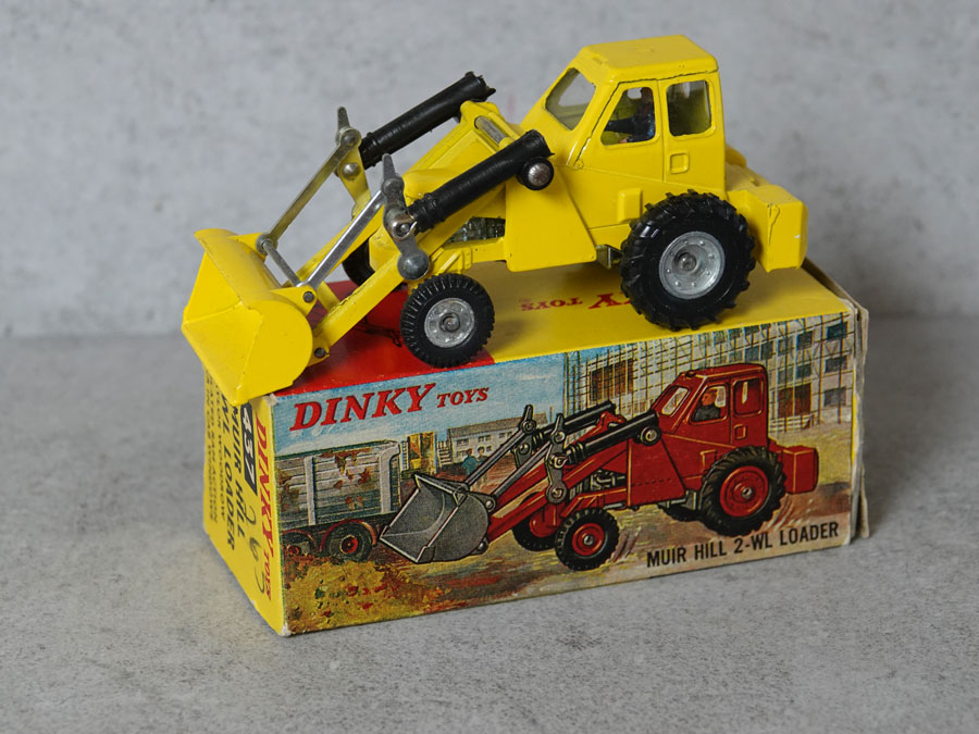 Dinky 437 Muir Hill 2WL loader in yellow