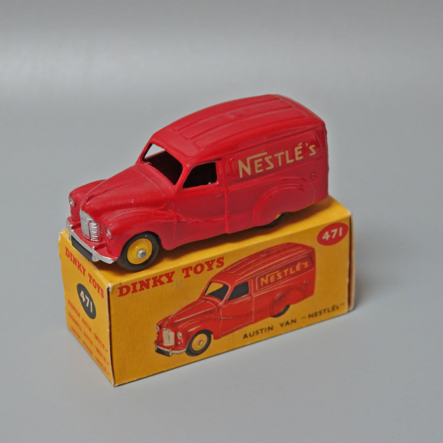 Dinky 471 Nestles Austin Van in Red 