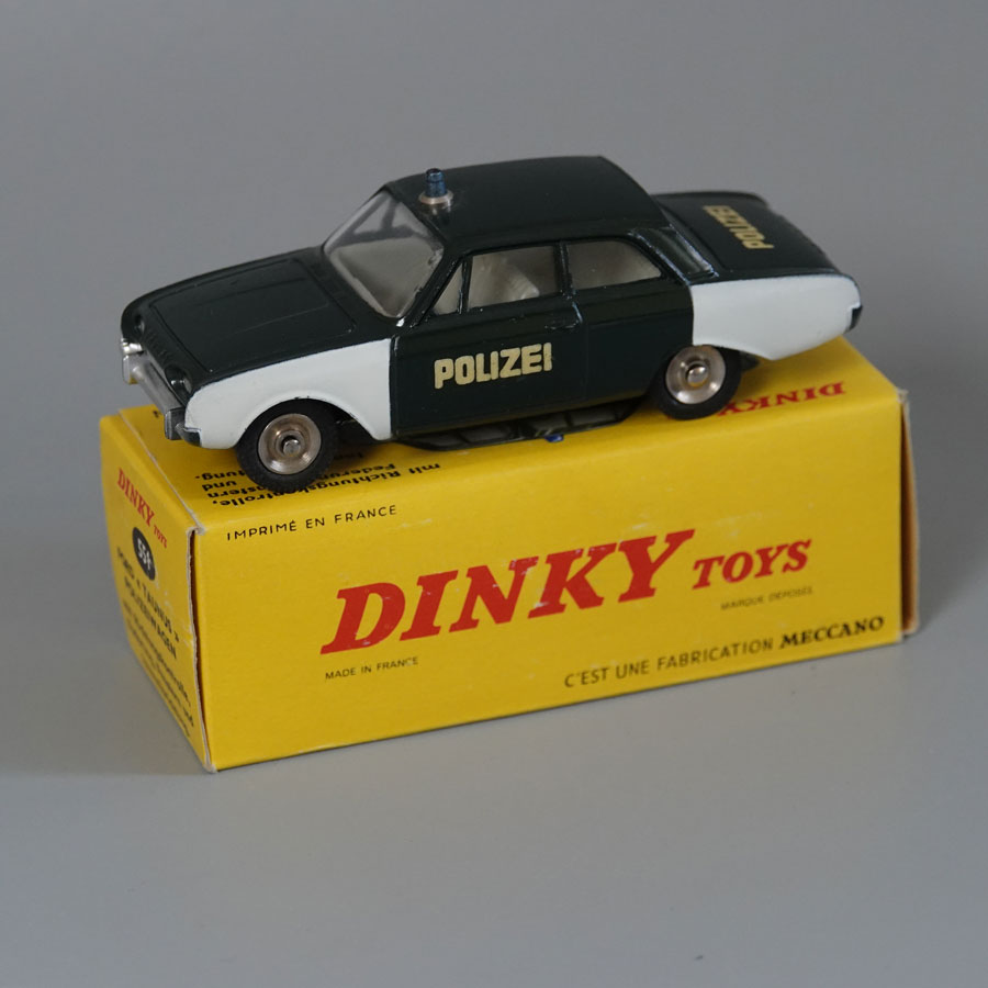 Dinky Toys 551 Ford Taunus 17M Polizei Police Allemande 1/43 original