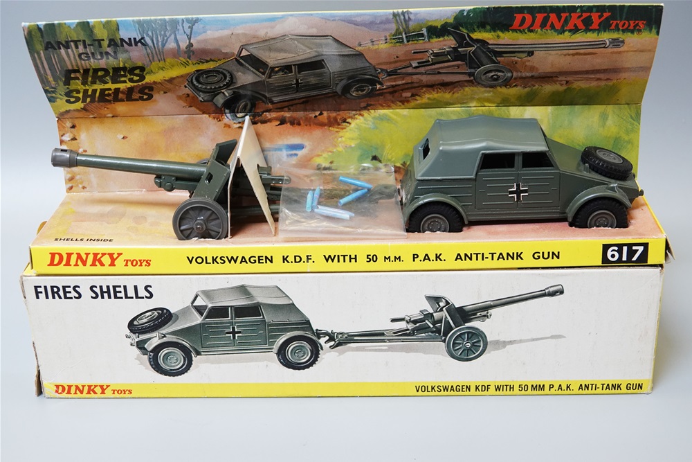 Dinky 617 Volkswagen KDF + 50mm PAK Anti tank gun