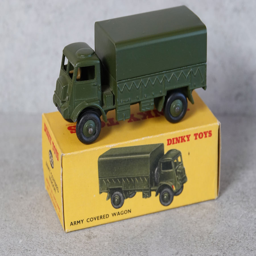 Dinky 623 Army Covered Wagon #2 with driver