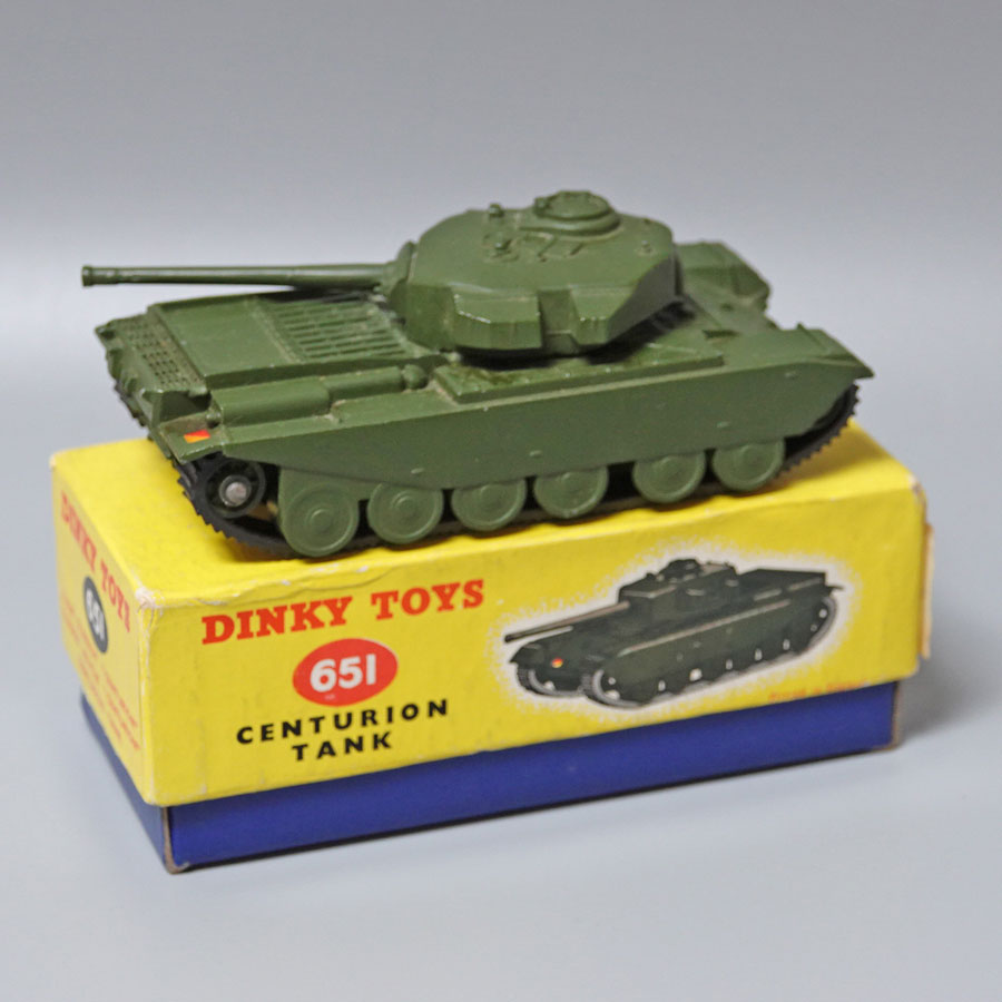 Dinky 651 Centurion Tank Blue Base