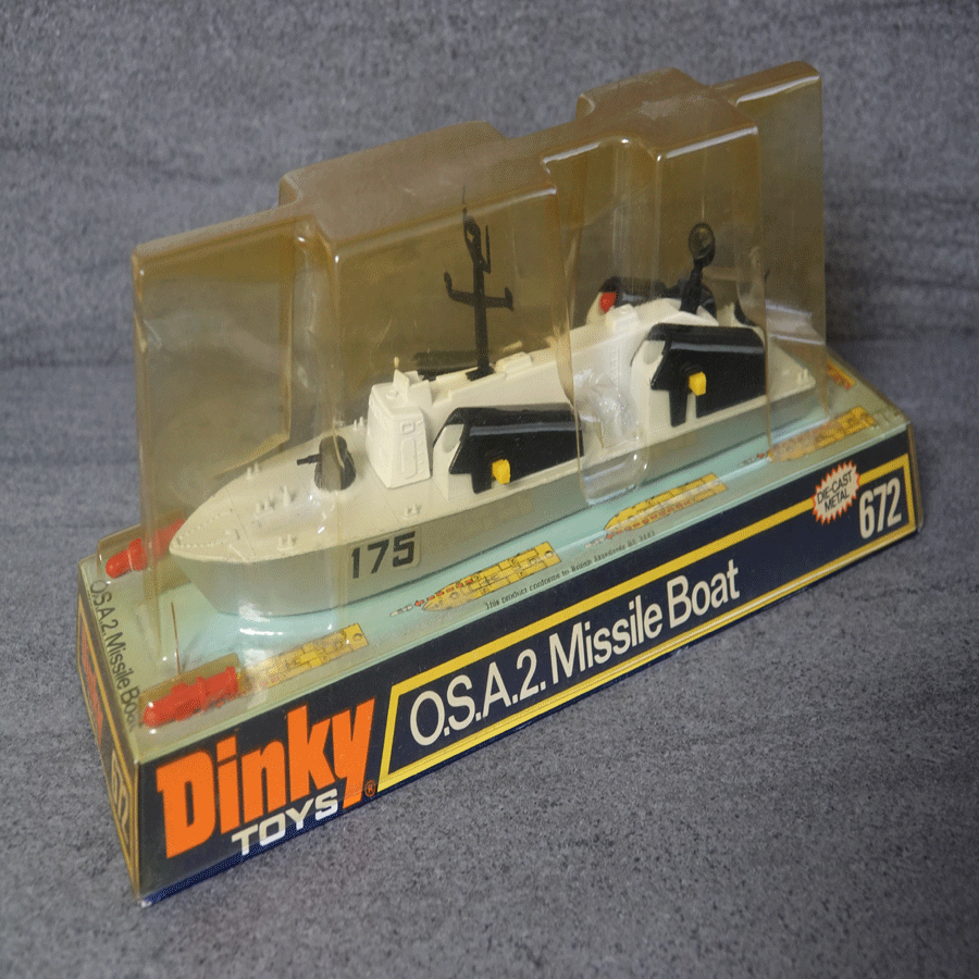 Dinky 672 O.S.A.2 Missile Boat