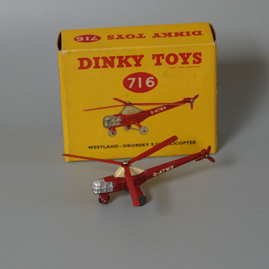 Dinky 716 Westland Sikorsky S51 Helicopter picture box