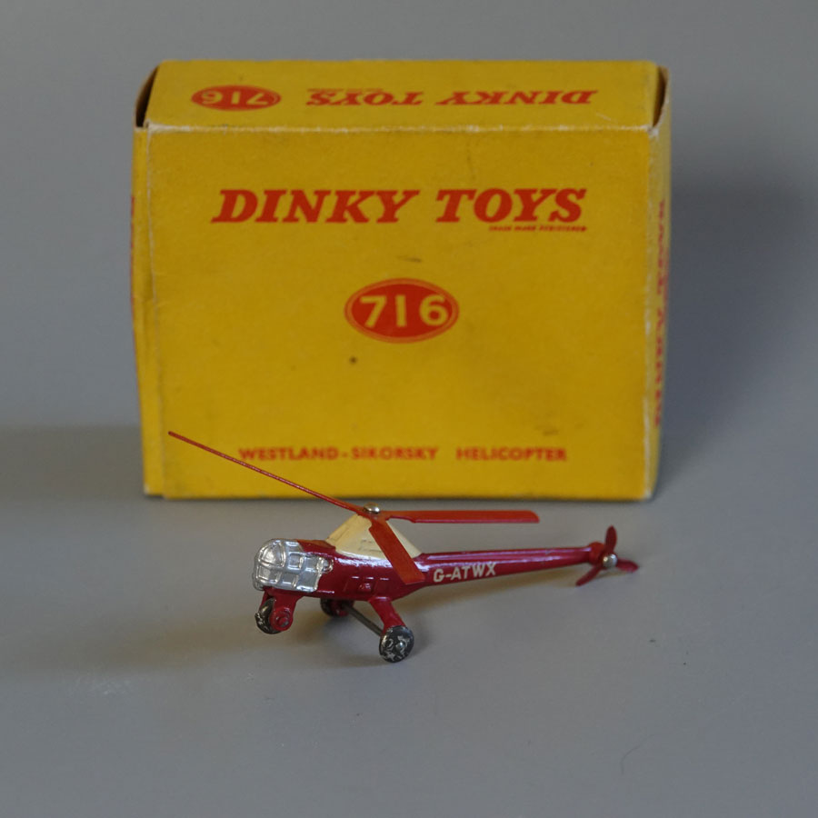 Dinky 716 Westland Sikorsky S51 Helicopter plain box