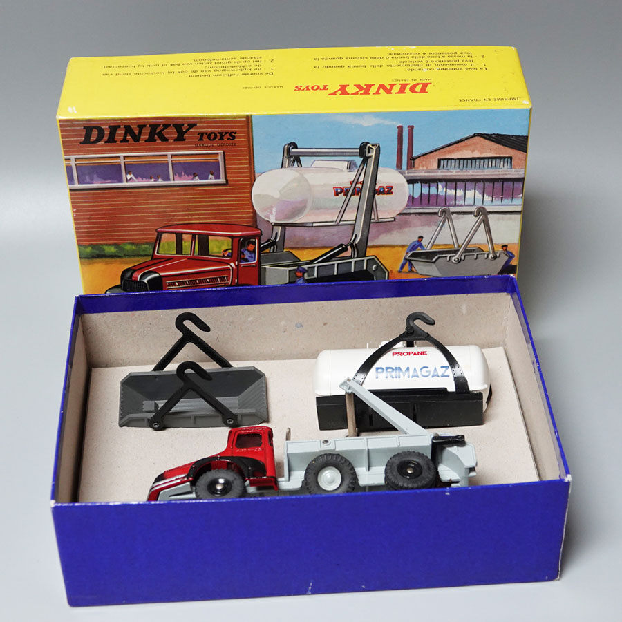 Dinky 805 Unic Multi Skip & Gas Tanker