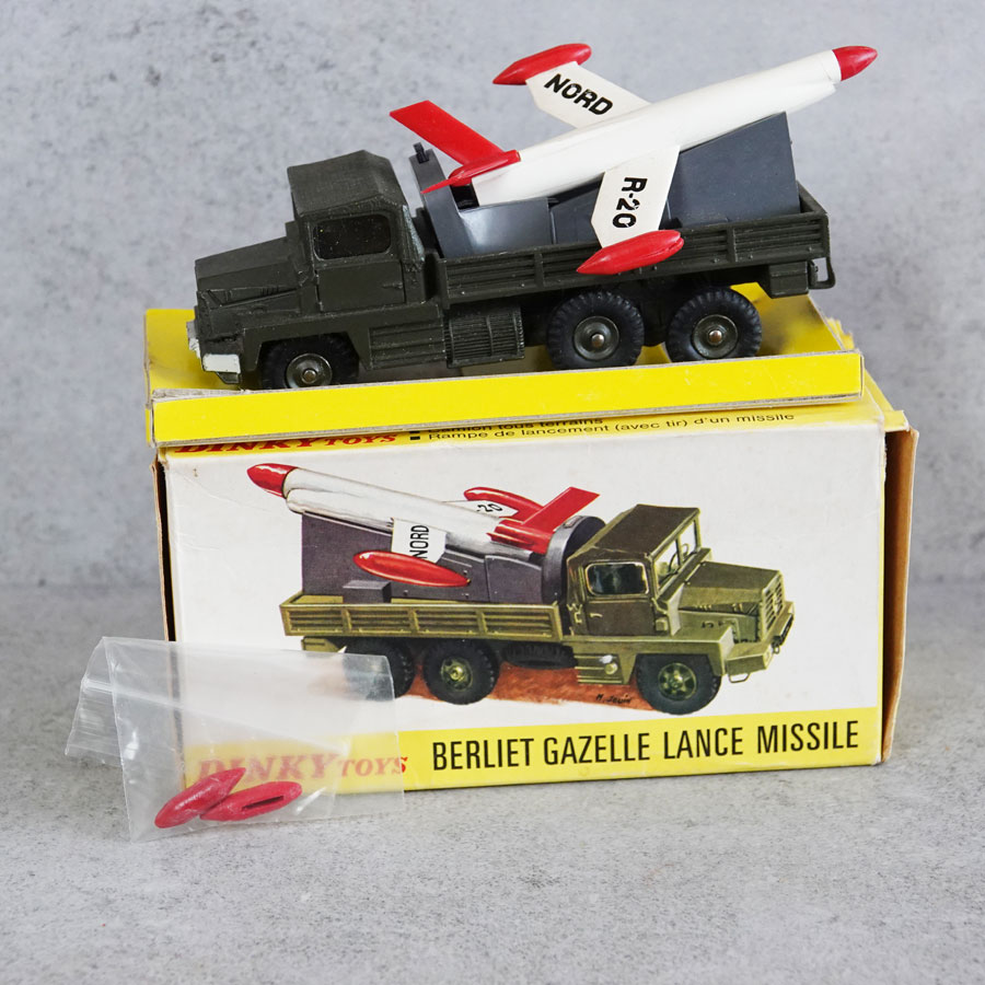 Dinky 816 Berliet Gazelle Lance Missile Picture Box