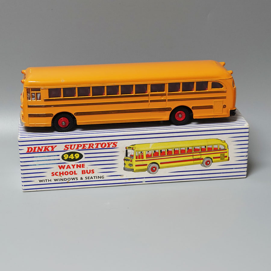 Dinky 949 Waynes School bus Rare black lines