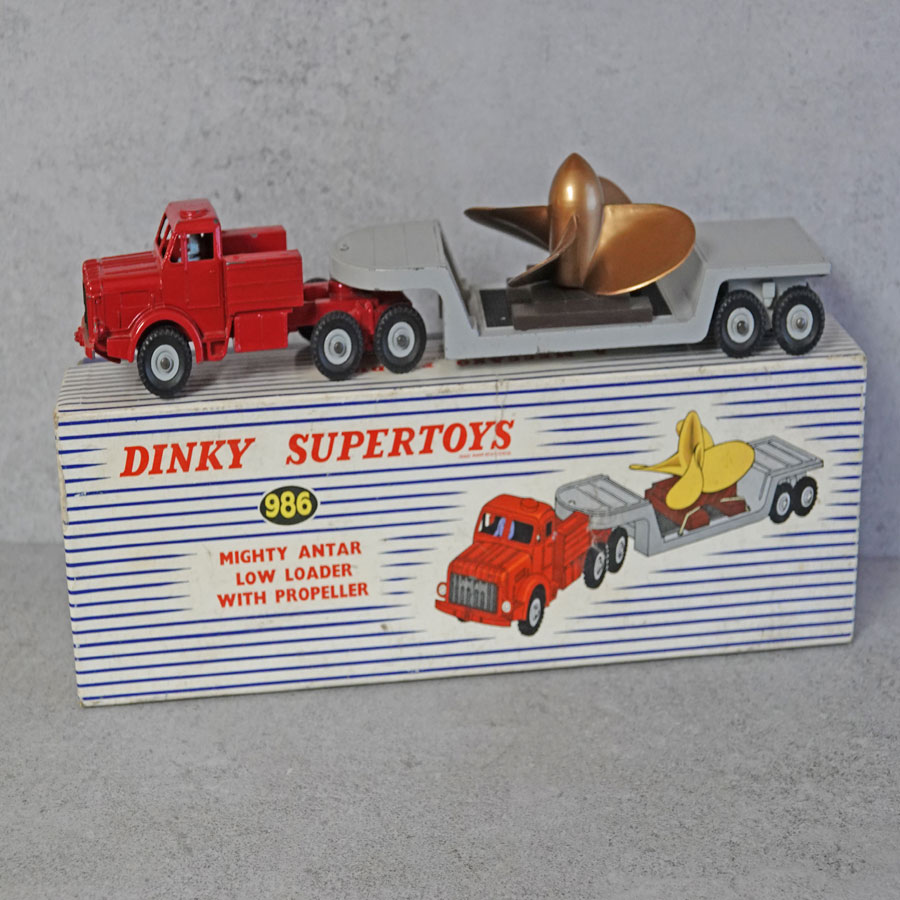 Dinky 986 Mighty Antar Low Loader with Propeller