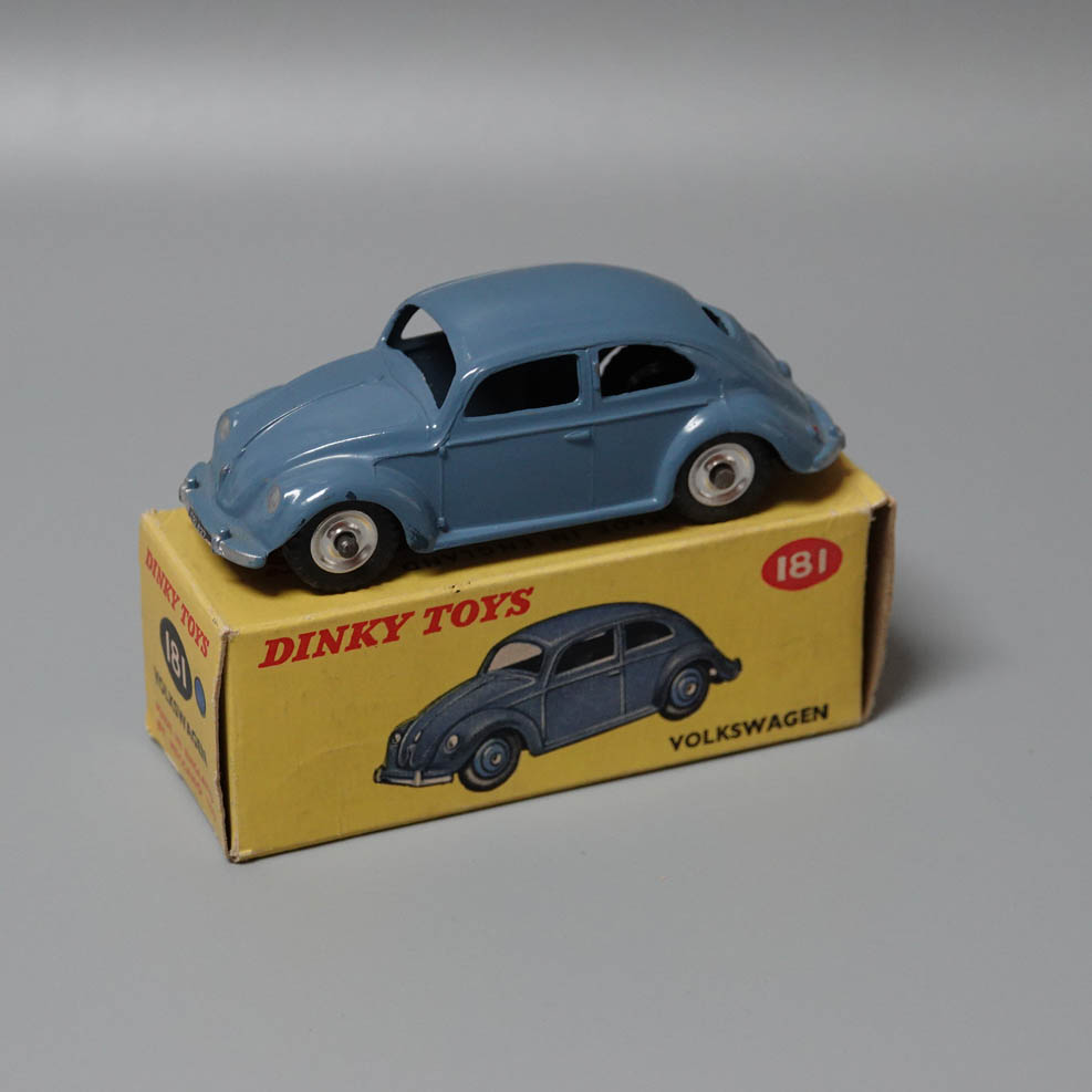 Dinky 181 Volkswagen in Airforce blue chrome hubs