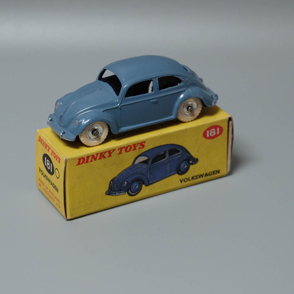 Dinky 181 Volkswagen in Airforce blue white tyres
