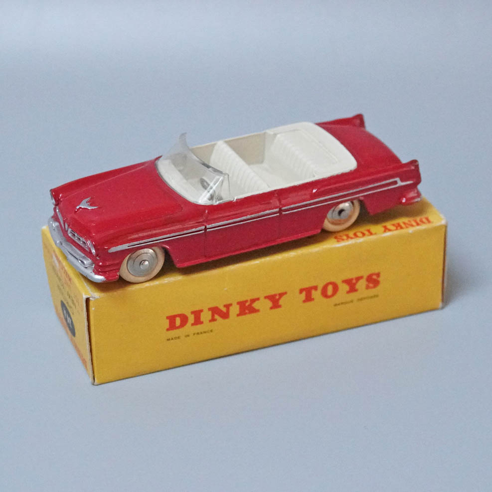 Dinky 24A Chrysler New Yorker in red ivory interior