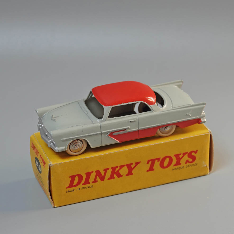 Dinky 24D Plymouth Belvedere grey plain box
