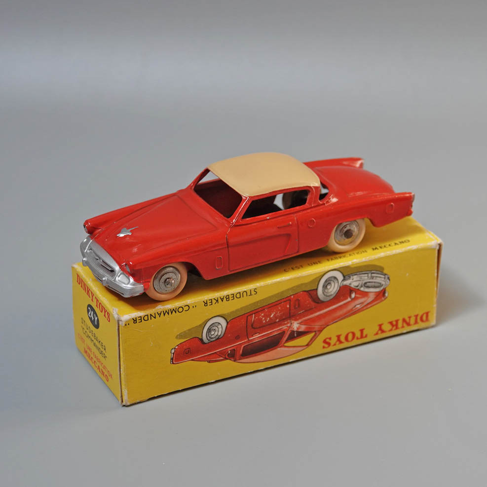 Dinky 24Y Studebaker Commander in  Burnt Orange Tan Roof