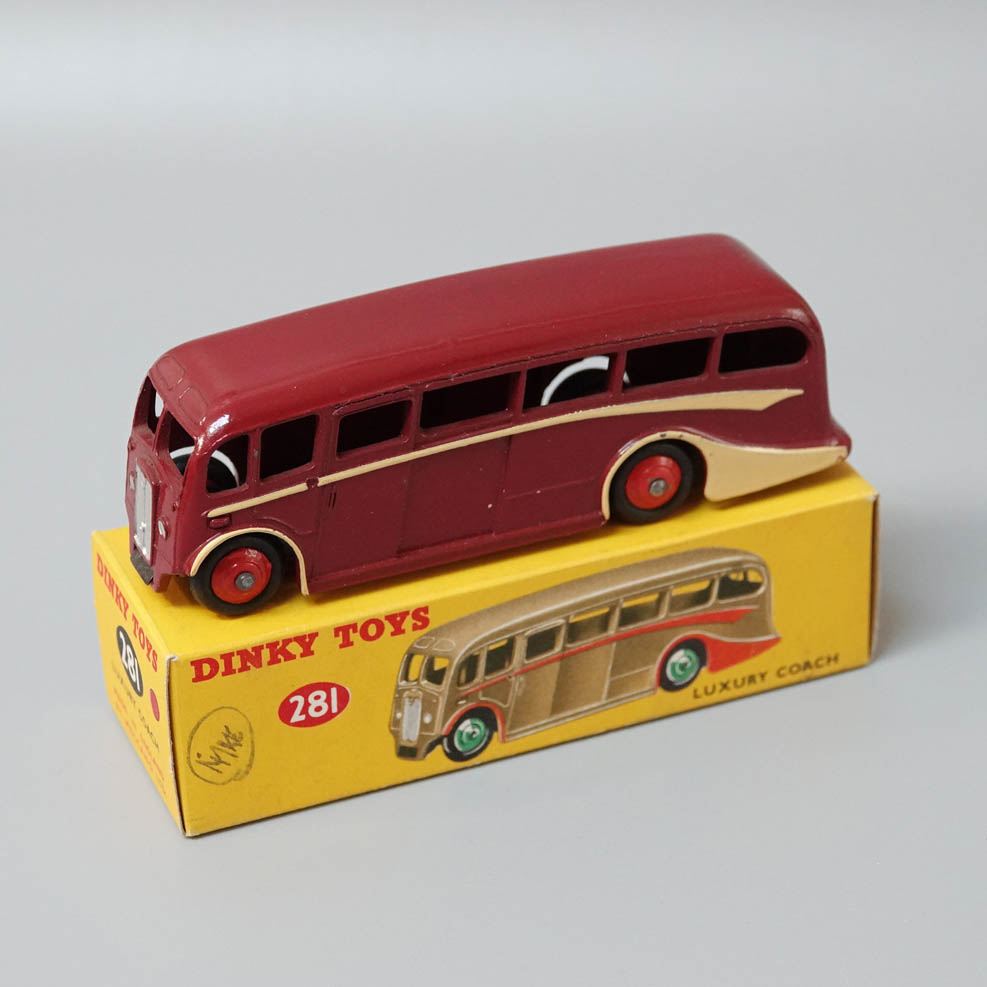 Dinky 281 Luxury coach maroon & cream