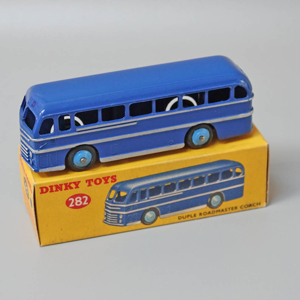 Dinky 282 Duple road master coach blue & silver 1