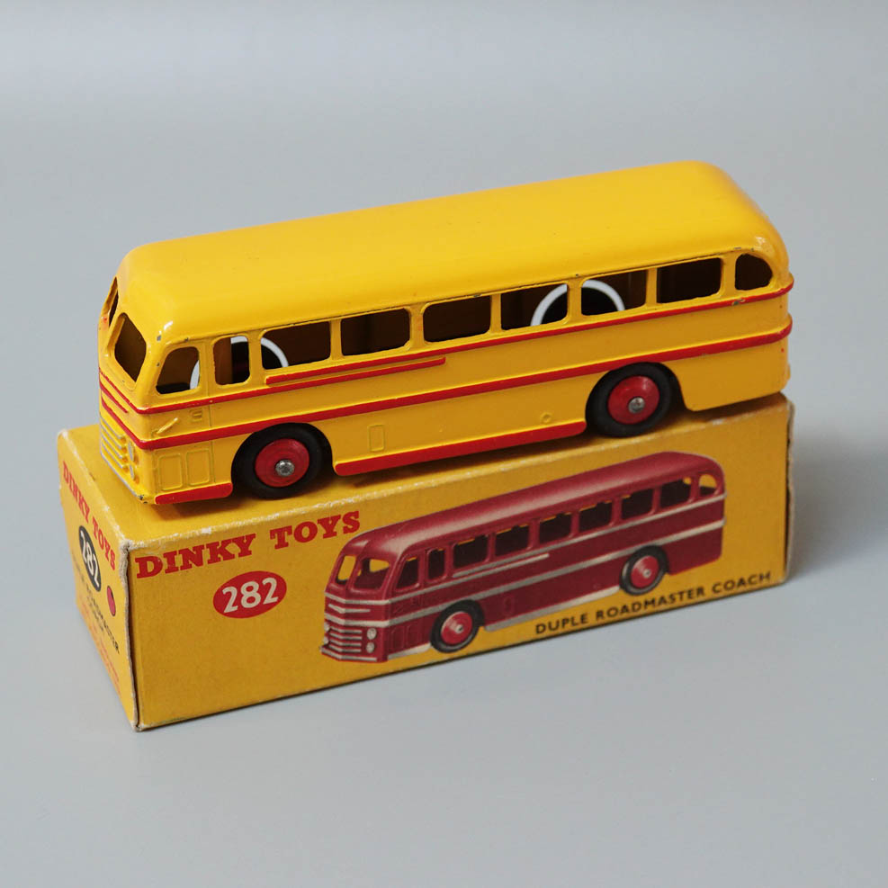 Dinky 282 Duple road master coach yellow & red